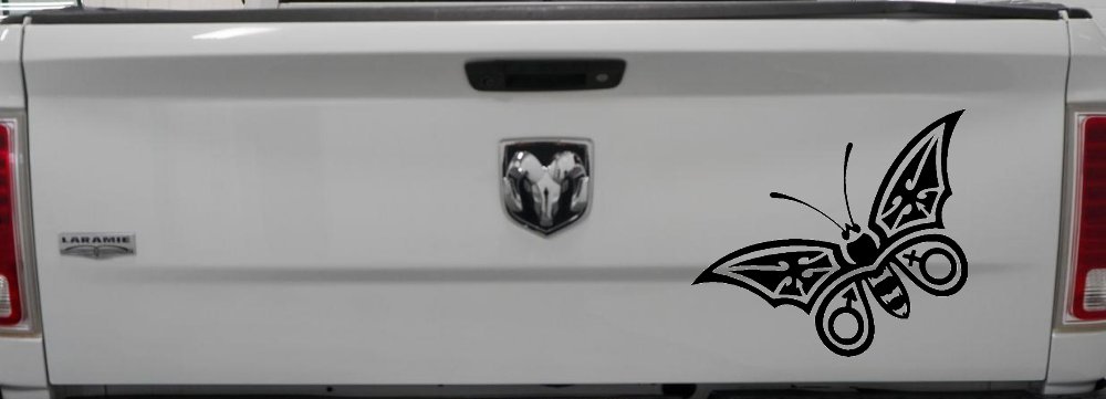 Tribal Butterfly Butterflies Car or Truck Window Decal Sticker