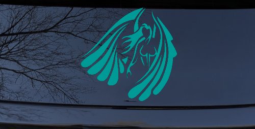 Tribal Angel Christian Biker Car or Truck Window Decal Sticker