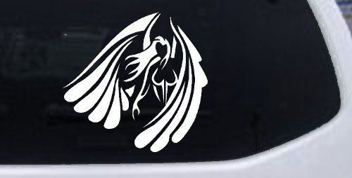 Tribal Angel Christian Biker Car or Truck Window Decal Sticker