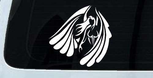 Tribal Angel Christian Biker Car or Truck Window Decal Sticker