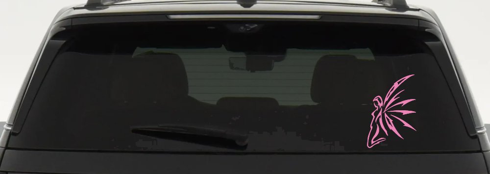 Tribal Fairy Car or Truck Window Decal Sticker (Pink)