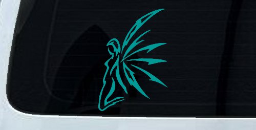 Tribal Fairy Car or Truck Window Decal Sticker (Turquoise)