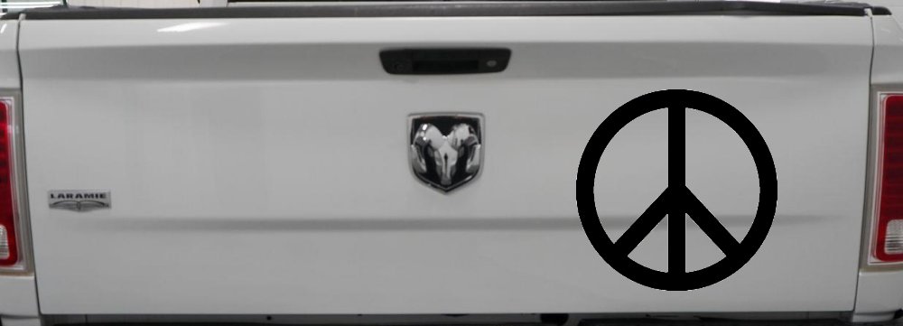 Peace Sign Symbol Car or Truck Window Decal Sticker