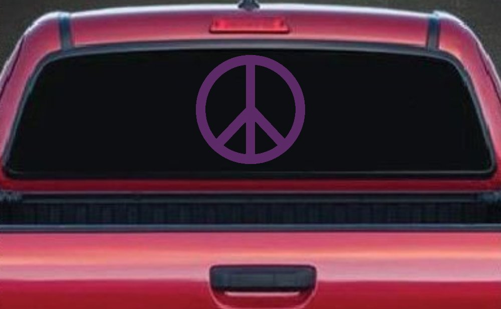 Peace Sign Symbol Car or Truck Window Decal Sticker