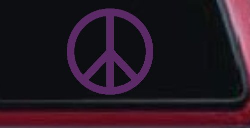 Peace Sign Symbol Car or Truck Window Decal Sticker