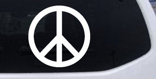 Peace Sign Symbol Car or Truck Window Decal Sticker