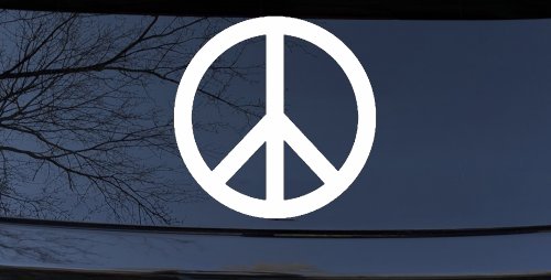 Peace Sign Symbol Car or Truck Window Decal Sticker