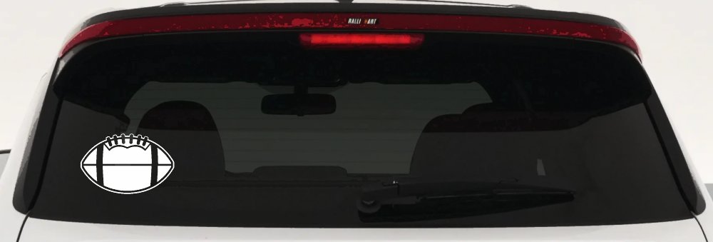 Football Sports Car or Truck Window Decal Sticker