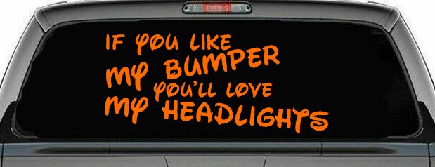 Like My Bumper (Orange)