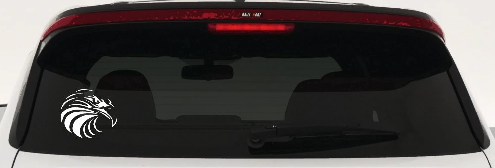 Tribal Eagle Patriotic Car or Truck Window Decal Sticker