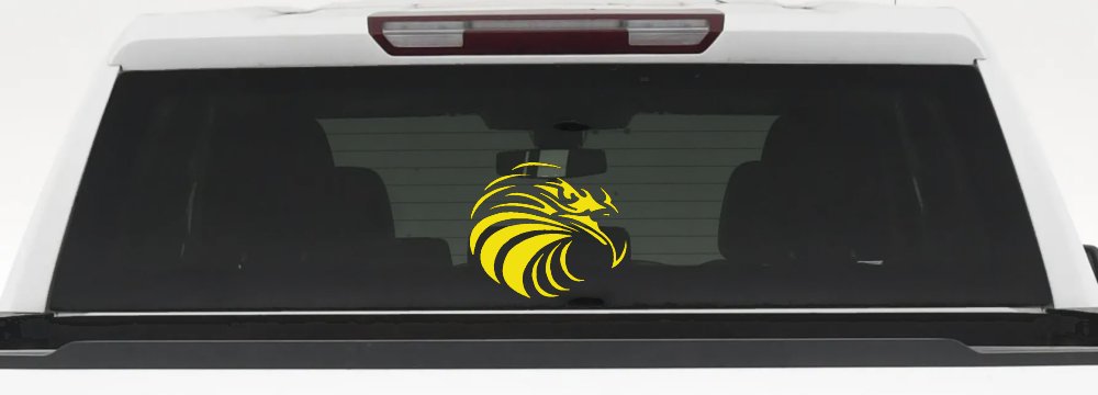 Tribal Eagle Patriotic Car or Truck Window Decal Sticker