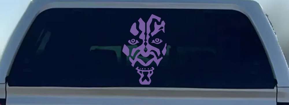 Darth Maul Face Car or Truck Window Decal Sticker