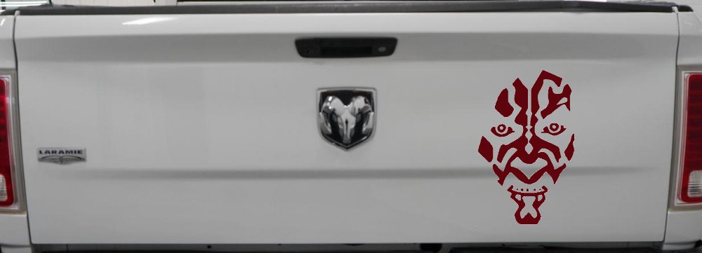 Darth Maul Face Car or Truck Window Decal Sticker