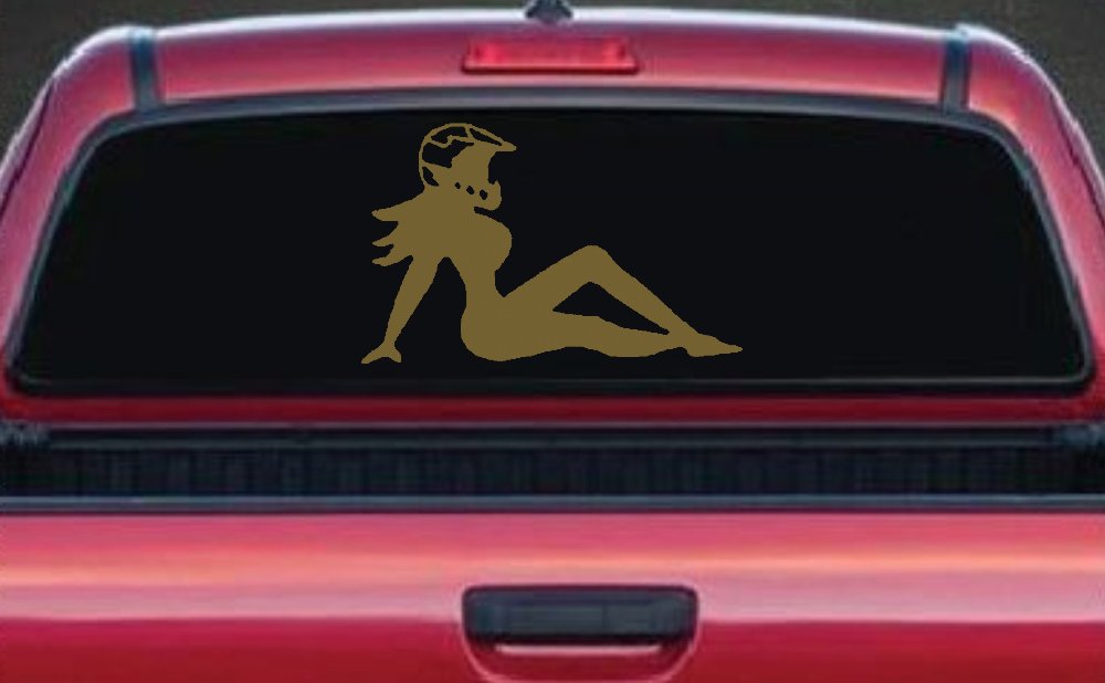 Moto X Mudflap Girl  Car or Truck Window Decal Sticker