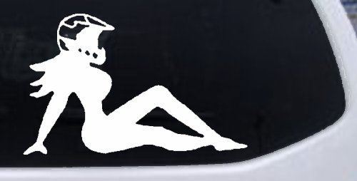Moto X Mudflap Girl  Car or Truck Window Decal Sticker