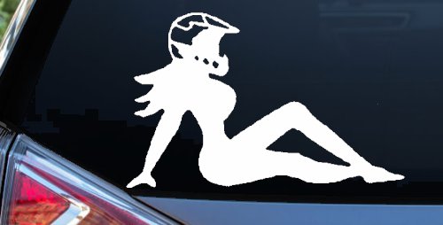 Moto X Mudflap Girl  Car or Truck Window Decal Sticker