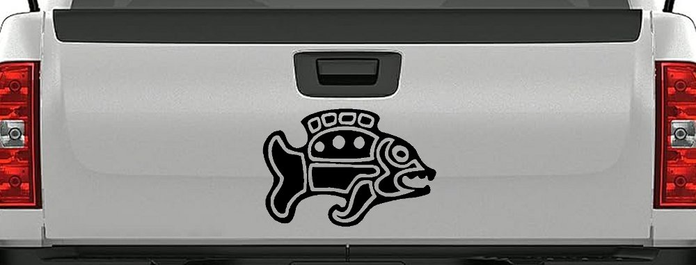 Tribal Fish Animals Car or Truck Window Decal Sticker