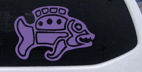 Tribal Fish Animals Car or Truck Window Decal Sticker