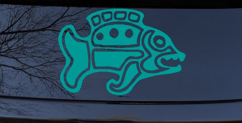 Tribal Fish Animals Car or Truck Window Decal Sticker