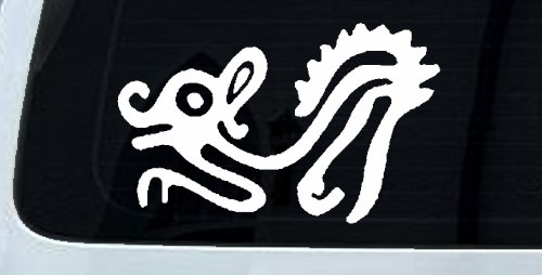 Native American Indian Tribal Animal Car or Truck Window Decal Sticker (White)