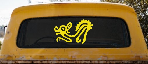 Native American Indian Tribal Animal Car or Truck Window Decal Sticker
