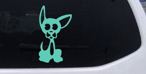 Chihuahua Dog Animals Car or Truck Window Decal Sticker (Mint)