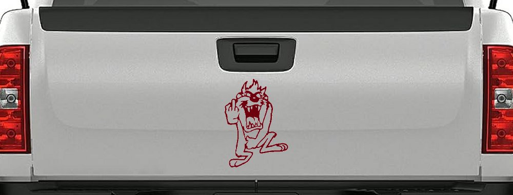 Taz Bird Cartoons Car or Truck Window Decal Sticker