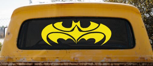 Tribal Batman Car or Truck Window Decal Sticker