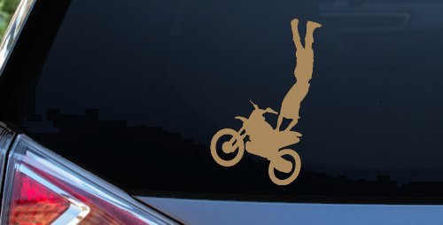 Moto X Rearseat Grab Car or Truck Window Decal Sticker (Light Brown)