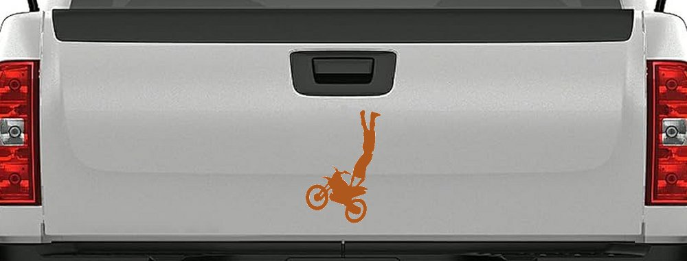 Moto X Rearseat Grab Car or Truck Window Decal Sticker (Nut Brown)