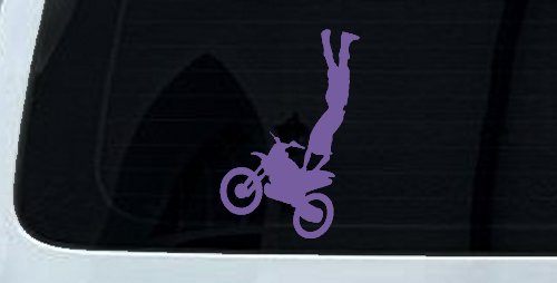 Moto X Rearseat Grab Car or Truck Window Decal Sticker (Purple)