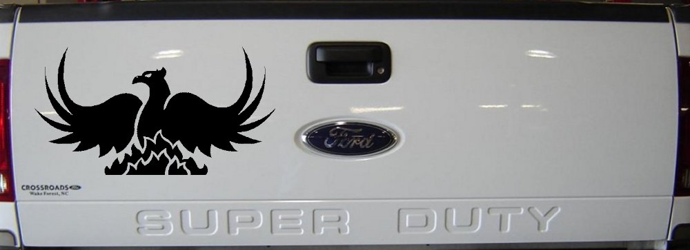 Tribal Phoenix Car or Truck Window Decal Sticker