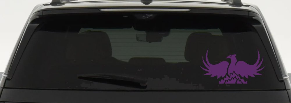 Tribal Phoenix Car or Truck Window Decal Sticker
