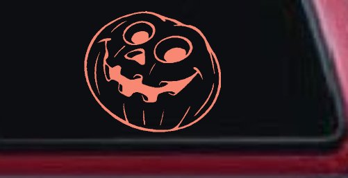 Jack O Lantern Halloween Car or Truck Window Decal Sticker