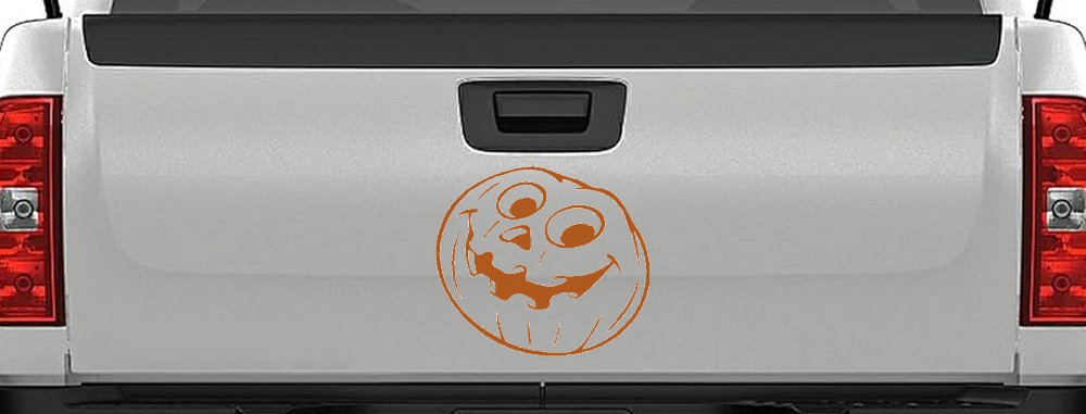 Jack O Lantern Halloween Car or Truck Window Decal Sticker