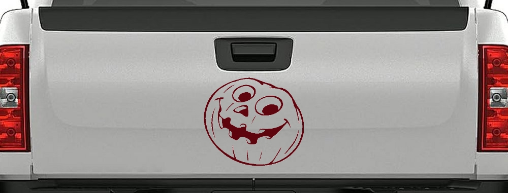 Jack O Lantern Halloween Car or Truck Window Decal Sticker