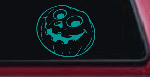 Jack O Lantern Halloween Car or Truck Window Decal Sticker