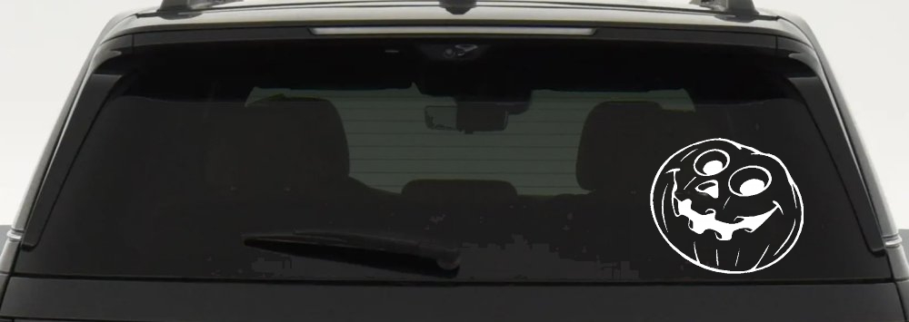 Jack O Lantern Halloween Car or Truck Window Decal Sticker