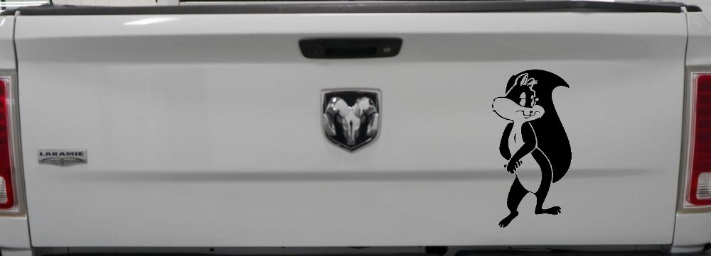 Penelope the Skunk Cartoons Car or Truck Window Decal Sticker