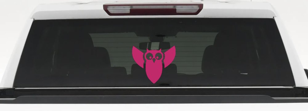Native American Indian Owl Car or Truck Window Decal Sticker