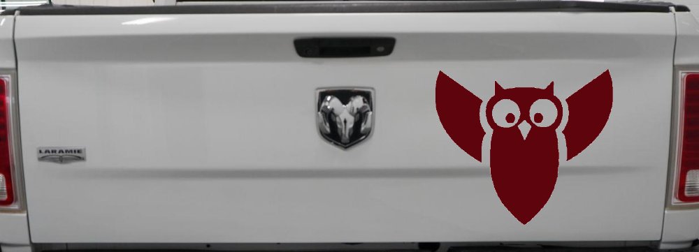 Native American Indian Owl Car or Truck Window Decal Sticker