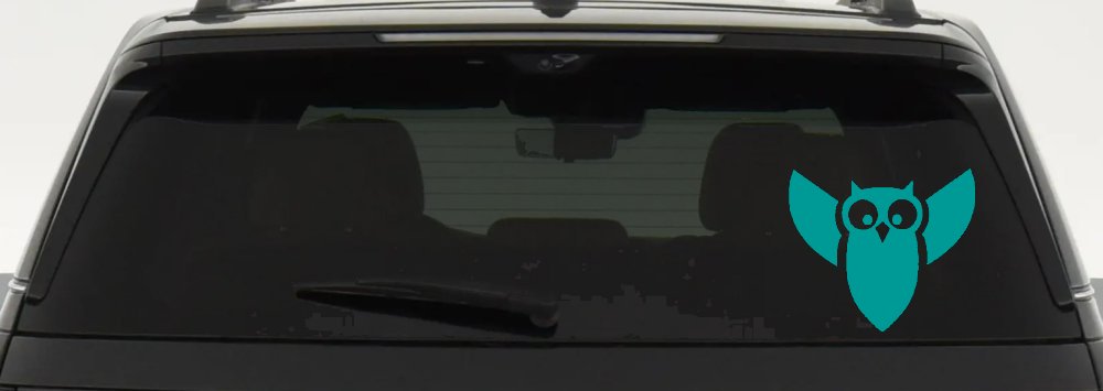 Native American Indian Owl Car or Truck Window Decal Sticker