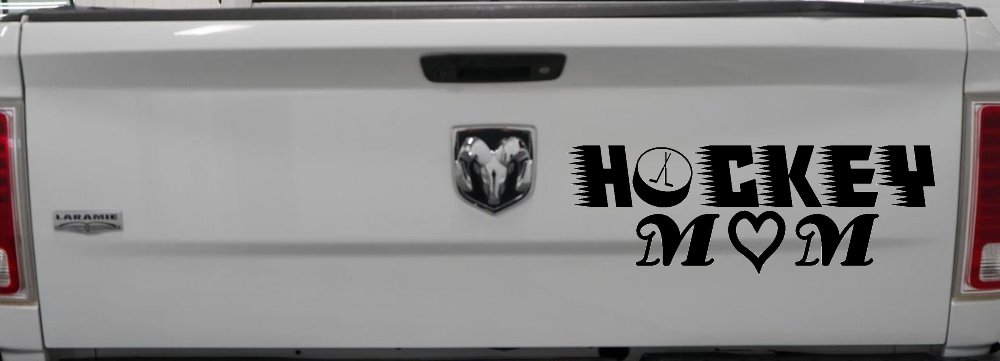 Hockey Mom Sports Car or Truck Window Decal Sticker