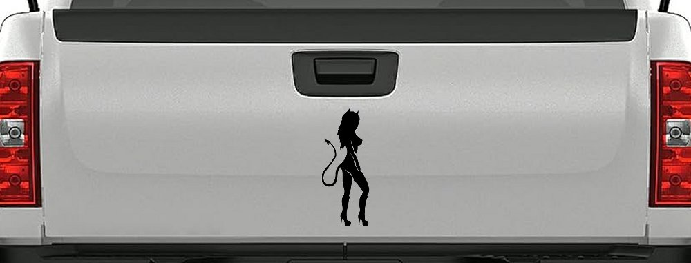 Evil Devil Girl Car or Truck Window Decal Sticker