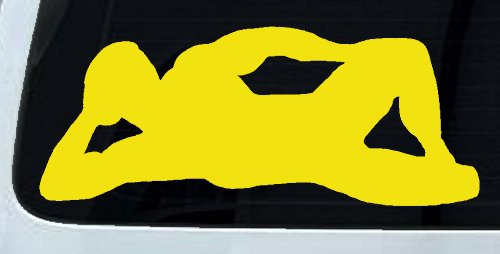Mudflap Man Car or Truck Window Decal Sticker