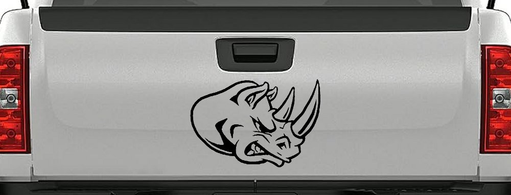 Bad Rhino Animals Car or Truck Window Decal Sticker