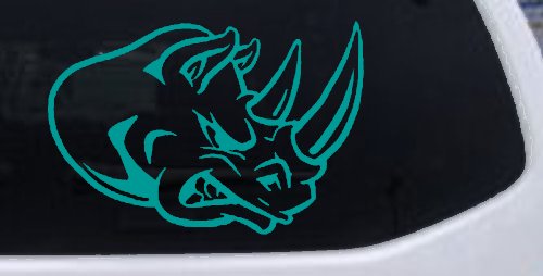 Bad Rhino Animals Car or Truck Window Decal Sticker