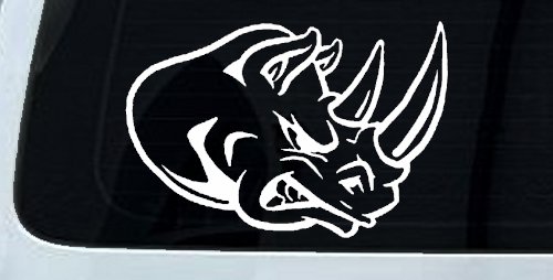 Bad Rhino Animals Car or Truck Window Decal Sticker