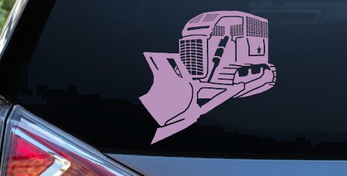 Detailed Rome Plow Bulldozer Military Car or Truck Window Decal Sticker