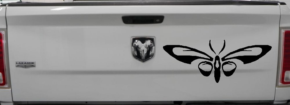 Tribal Butterfly Butterflies Car or Truck Window Decal Sticker